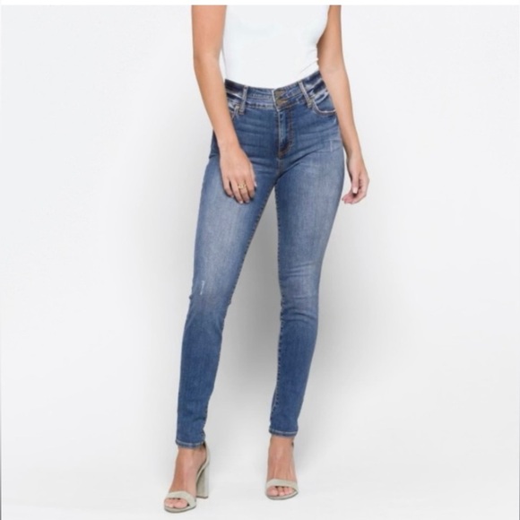 EUC Kut from the Kloth high rise toothpick skinny jeans size 4 - Picture 1 of 9